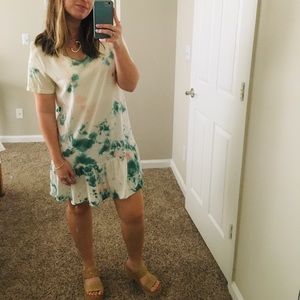 Boutique Tie Dye Tshirt Dress